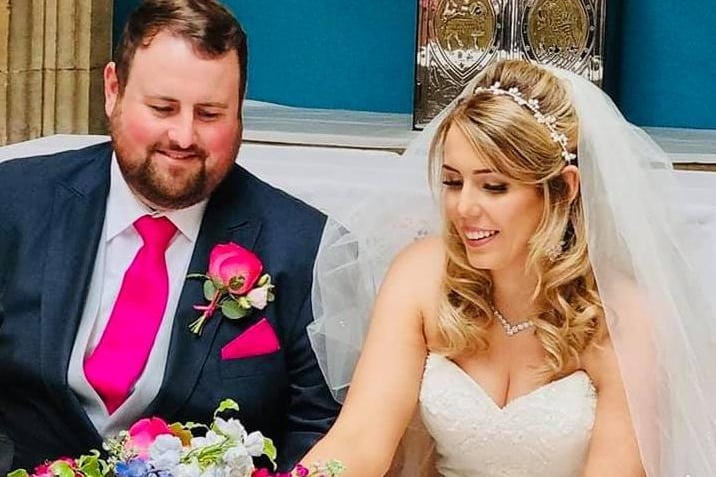 Mr and Mrs Floody tied the knot on May 28 at Northampton Cathedral and their wedding was followed by a meal at the Olive Restaurant and Bar in Corby, which they described as "absolutely incredible." Congratulations to you both!