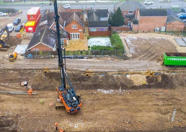 Works progressing at Welland Park