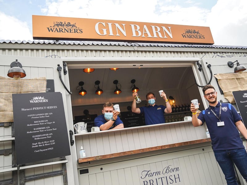 Warner's Gin Barn at Franklin's Gardens on Sunday, June 6 2021.