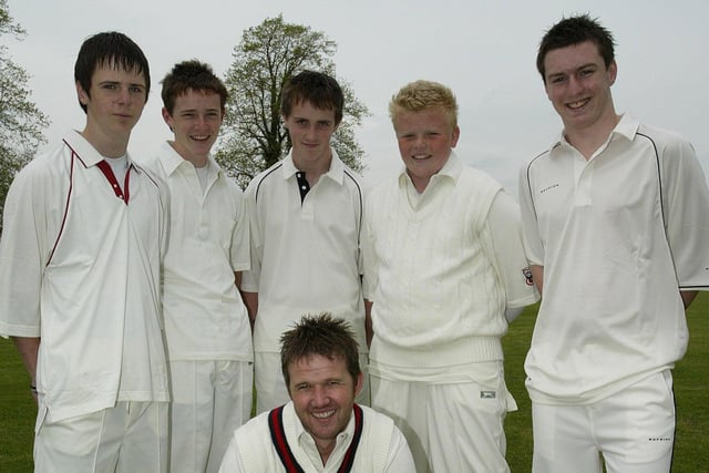 Laurelvale players l-r Ian Vennard,Steven Pearson,Ryan Pearson,Scott Pearson and Dean McAlinden and Wayne Pearson pictured in 2007