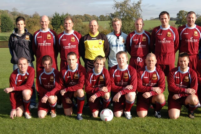The Scarva Rangers Seconnds team with their new kit which was sponsored by Scavagh House Stud in 2007