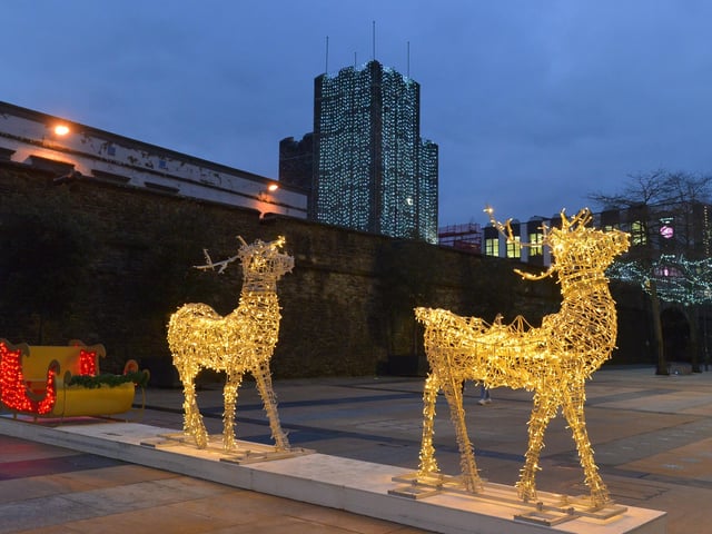 The Reindeers in Guildhall Square. Photos: George Sweeney. DER2150GS – 038