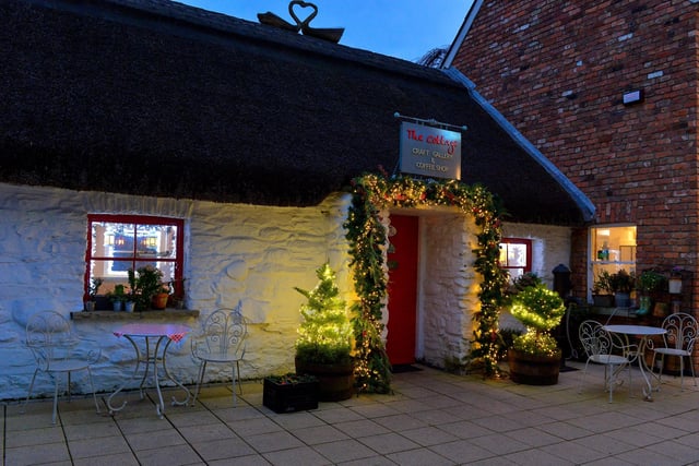 Christmas lights in the craft Village. Photos: George Sweeney. DER2150GS – 031