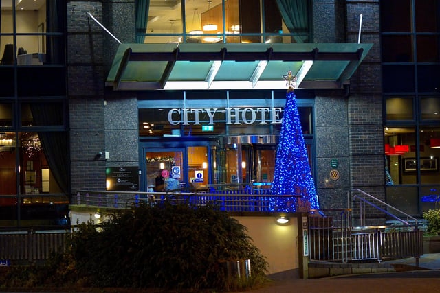 Colourful Christmas tree at the city Hotel. Photos: George Sweeney. DER2150GS – 042