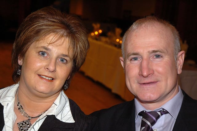 Enjoying the Moneymore Young Farmers dinner dance held in the Royal Hotel in 2007.