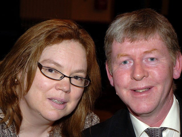 Enjoying the Moneymore Young Farmers dinner dance in 2007,