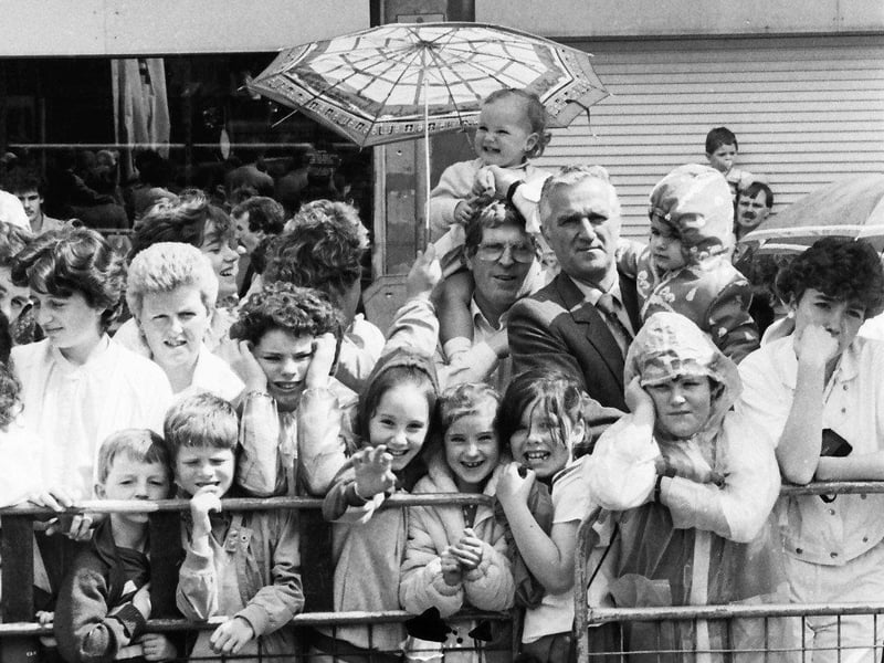 July... Big crowds packed into Guildhall Square for the Foyle Festival Fun Day.