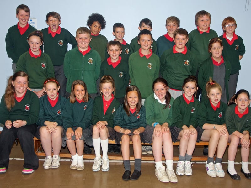 Mr. Martin's P7 class at Greenhaw PS, Carnhill, Derry. 3006JM20