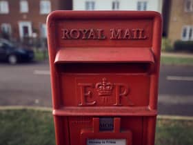 A general view of a Royal Mail postbox