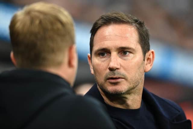 Everton manager Frank Lampard last night.