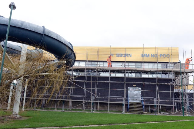 End of an era at Hebburn swimming pool in 2016.