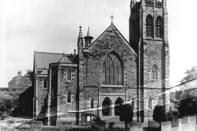 Erskine Church, Falkirk circa 1920 - a landmark building and place of worship for generations of locals