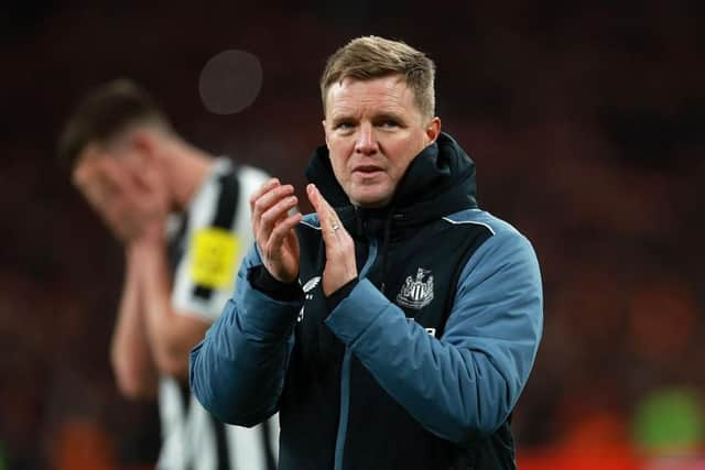 Newcastle United head coach Eddie Howe.