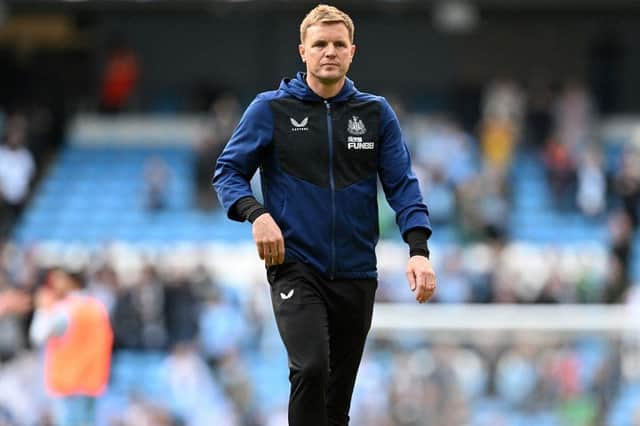 Newcastle United's English head coach Eddie Howe (Photo by PAUL ELLIS/AFP via Getty Images)