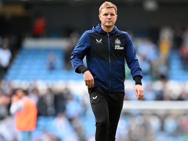 Newcastle United's English head coach Eddie Howe (Photo by PAUL ELLIS/AFP via Getty Images)