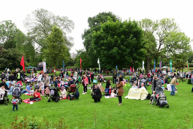 Busy scenes from the Big Jubilee Lunch in Mowbray Park earlier this month. Keep your eyes peeled for interesting landmarks including a walrus and water fountain!