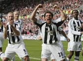 Michael Chopra celebrates scoring against Sunderland in 2006.