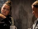 Kylie Ann Ford as Carla (left) and Christina Berriman Dawson as Heather (right).