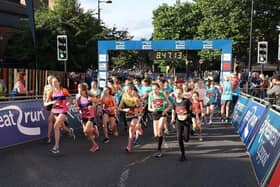 The junior Great North Run in 2021.