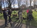 Tree planting at Redhead Park
