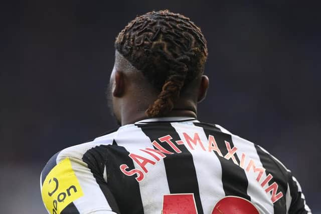 Newcastle United's Allan Sait-Maximin.