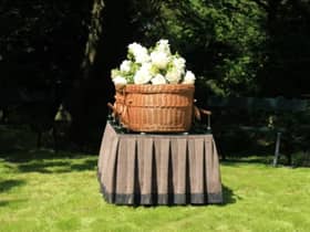 A willow casket. Photo: Studio Porto Sabbia