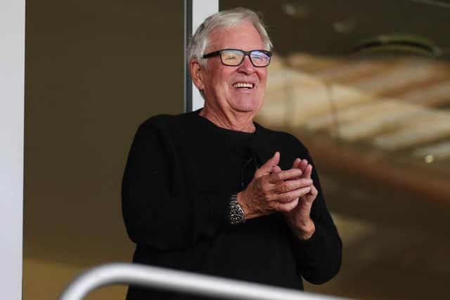American businessman, Bill Foley looks on prior to the Premier League match between AFC Bournemouth and Leicester City at Vitality Stadium on October 08, 2022 in Bournemouth, England. (Photo by Ryan Pierse/Getty Images)