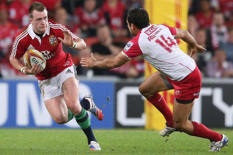 Hawick's Stuart Hogg, pictured playing against Queensland Reds in Brisbane, Australia, in 2013 featured in that year's tour and 2017's New Zealand trip (Photo by David Rogers/Getty Images)