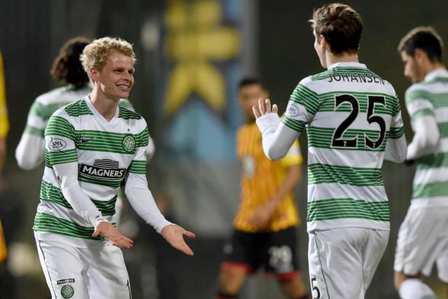 Gary Mackay-Steven: Now the darling of Hearts fans, GMS was quick to endear himself to Celtic support in 2015 -  scoring within 38 seconds of his debut. Team-mate Stuart Armstrong followed up with a debut goal of his own.