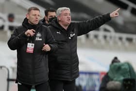 Graeme Jones, left, and Steve Bruce.