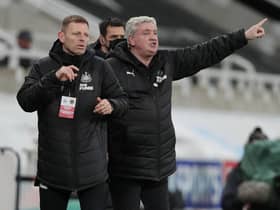 Graeme Jones, left, and Steve Bruce.