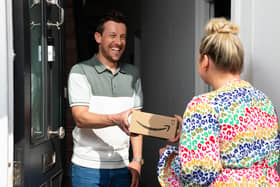 Chris and Rosie Ramsey followed the journey of a product from one of Amazon’s small business sellers, from production right through to delivery. Photo by David Parry/PA Wire