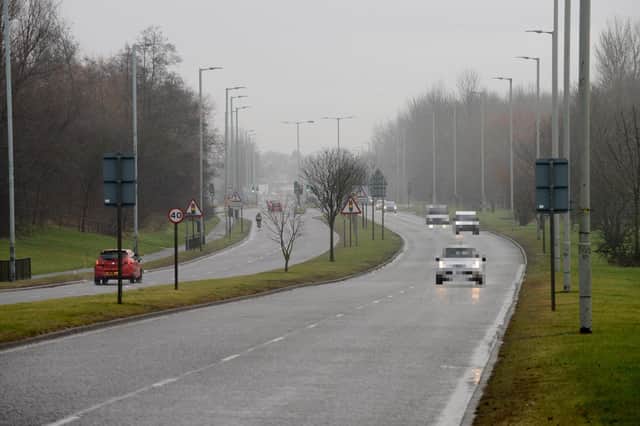 He was caught speeding at 70mph along John Reid Road in South Shields.