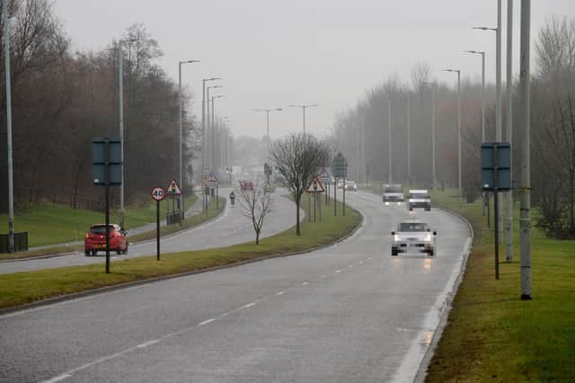 He was caught speeding at 70mph along John Reid Road in South Shields.