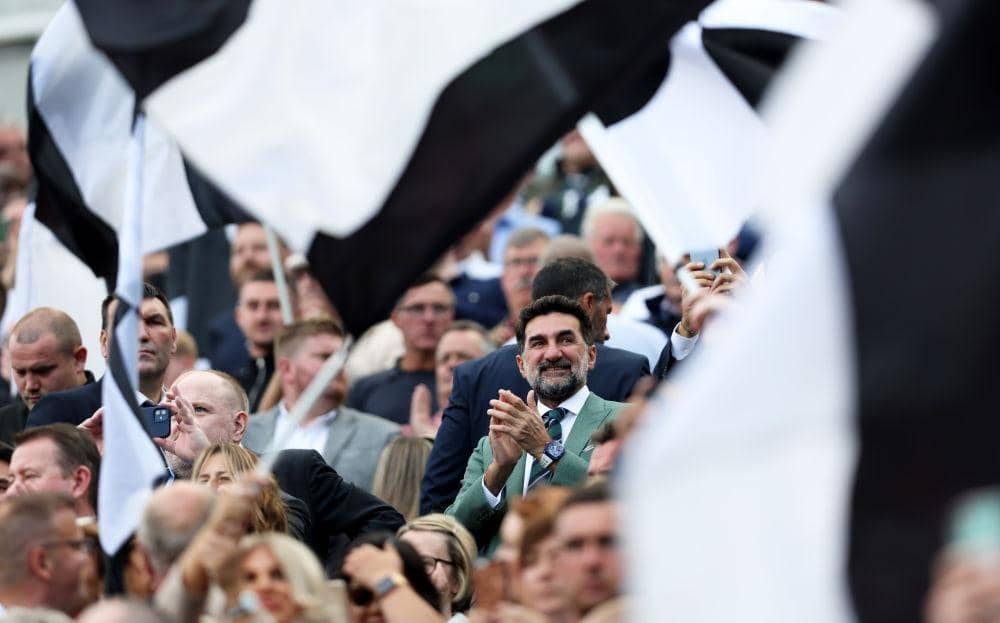 Newcastle United chairman and Public Investment Fund governor Yasir Al-Rumayyan at St James' Park.
