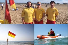 Volunteer lifeguards have been praised after their fast-acting responses saw three rescues in quick succession.