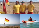 Volunteer lifeguards have been praised after their fast-acting responses saw three rescues in quick succession.