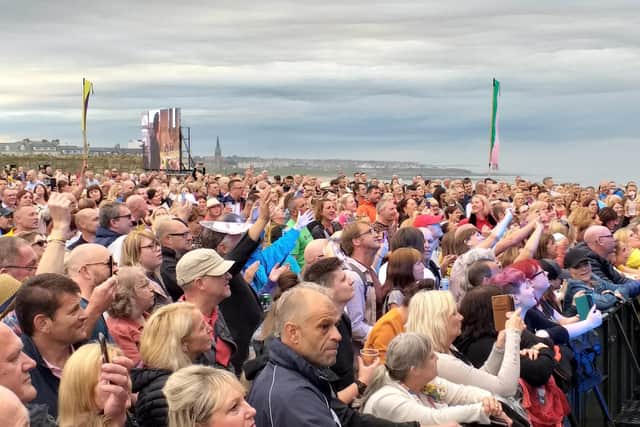 Crowds enjoying the music at a previous Mouth of the Tyne festival.
