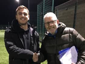 Hebburn Town's new signing Liam Smith