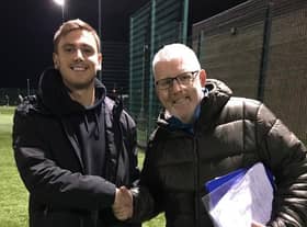 Hebburn Town's new signing Liam Smith
