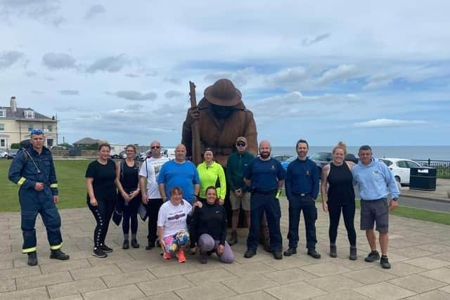 Walkers who completed last year's Crusade for Brigade