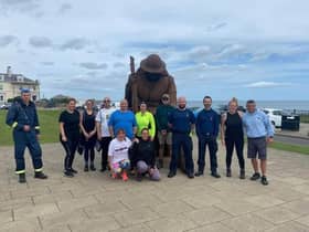 Walkers who completed last year's Crusade for Brigade