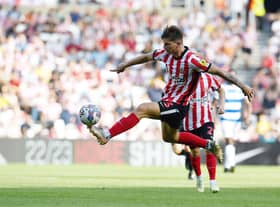 Sunderland defender Dennis Cirkin is reportedly a transfer target for Tottenham Hotspur (Picture by FRANK REID)