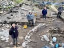 Sam Serrano Ferraro, Constance Durgeat, Paula Constantine and Graeme Young of The Bamburgh Research Project.