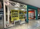 Paperchase in the Queensgate Shopping Centre in Peterborough, which is set to close on Saturday.