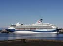 The TUI Marella Explorer 2 cruise ship at the Port of Tyne can be seen from South Shields riverside.