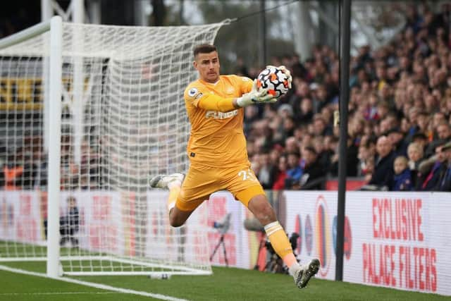 Newcastle United goalkeeper Karl Darlow  (Photo by Julian Finney/Getty Images)