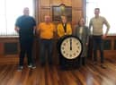From left: Billy Robinson,  vice Chair of the Boldon Colliery Heritage group, George Henderson, group chairman, Cllr Sandra Duncan, CAF chair Alison Strike and group member Sean Hudson.