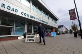 A polling station at Ocean Road Community Association, in South Shields