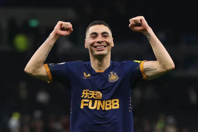 Newcastle United midfielder Miguel Almiron.